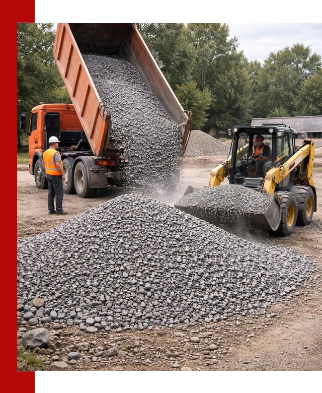 Купить гранитный щебень фракции 5–10 в Чебаркуле с доставкой