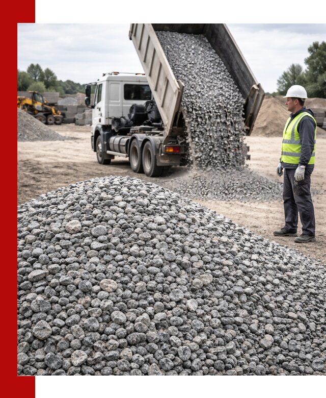 Доставка и продажа гранитного щебня фракции 5-20 в Чебаркуле