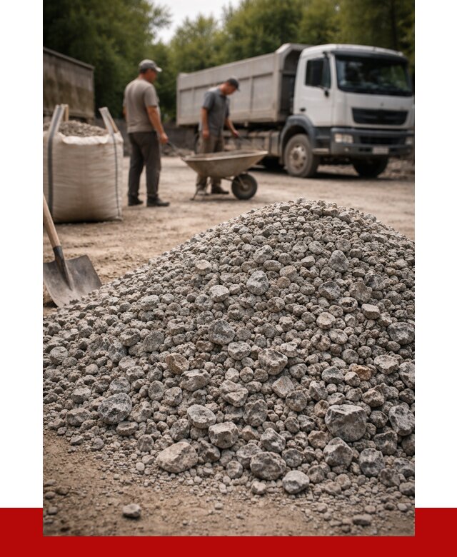 Гранитный щебень фракция 20-40 в Чебаркуле от 3436 руб. ПРОНЕРУДЧбр