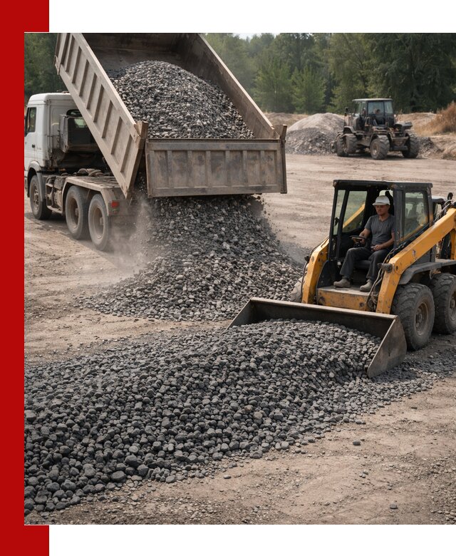 Гранитный щебень фракция 40-70 с доставкой в Чебаркуле