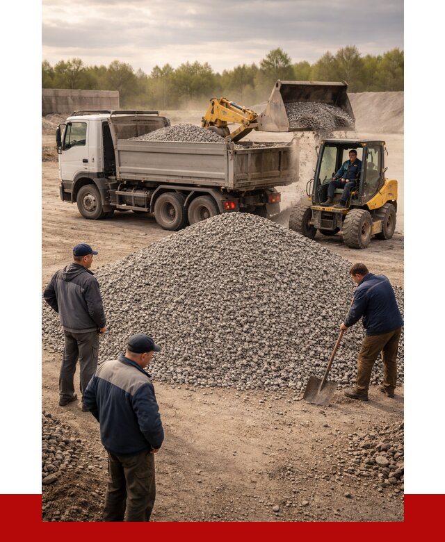 Гравийный щебень фракция 5-20 в Чебаркуле от 2577 р. ПРОНЕРУДЧбр