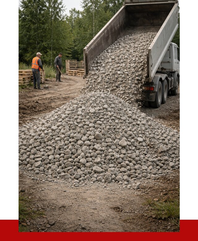 гравийный щебень фракция 70-120 в Чебаркуле от 2631 р. ПРОНЕРУДЧбр