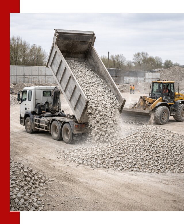 Доставка и продажа известнякового щебня в Чебаркуле