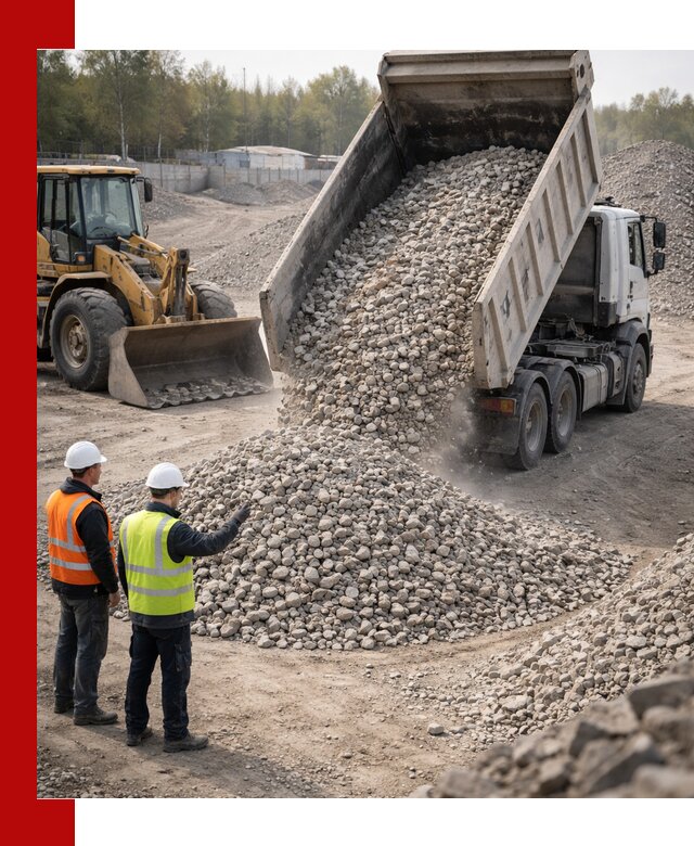Вторичный щебень фракция 40–70 доставка в Чебаркуле