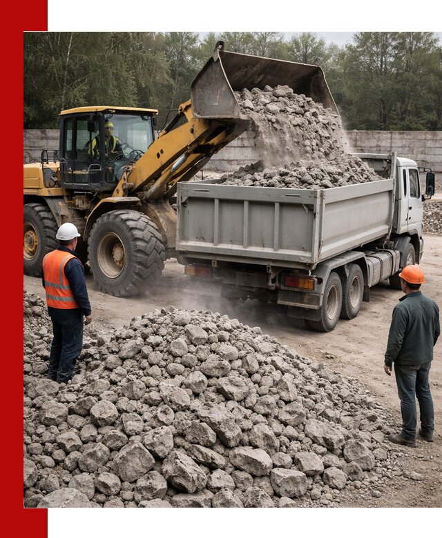 Вторичный щебень фракция 70–150 в Чебаркуле с доставкой