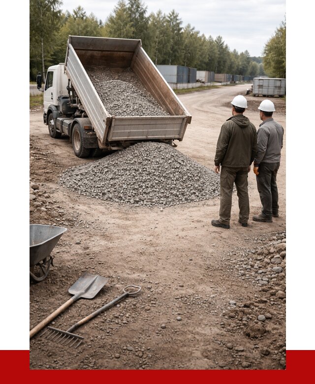 Бетонный щебень фракция 5-20 в Чебаркуле от 3436 р., ПРОНЕРУДЧбр