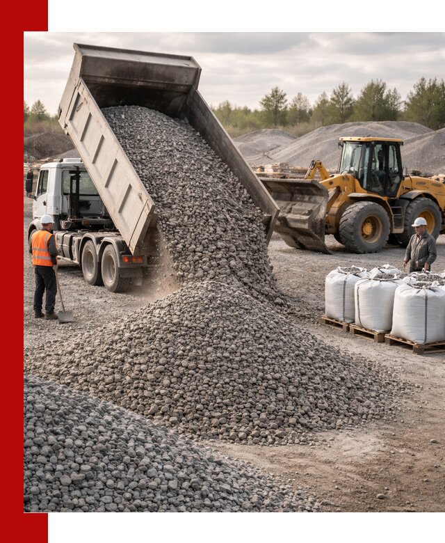 Бетонный щебень фракция 5–20 с доставкой в Чебаркуле
