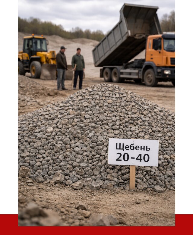 Бетонный щебень фракция 20-40 в Чебаркуле от 2631 р. | ПРОНЕРУДЧбр