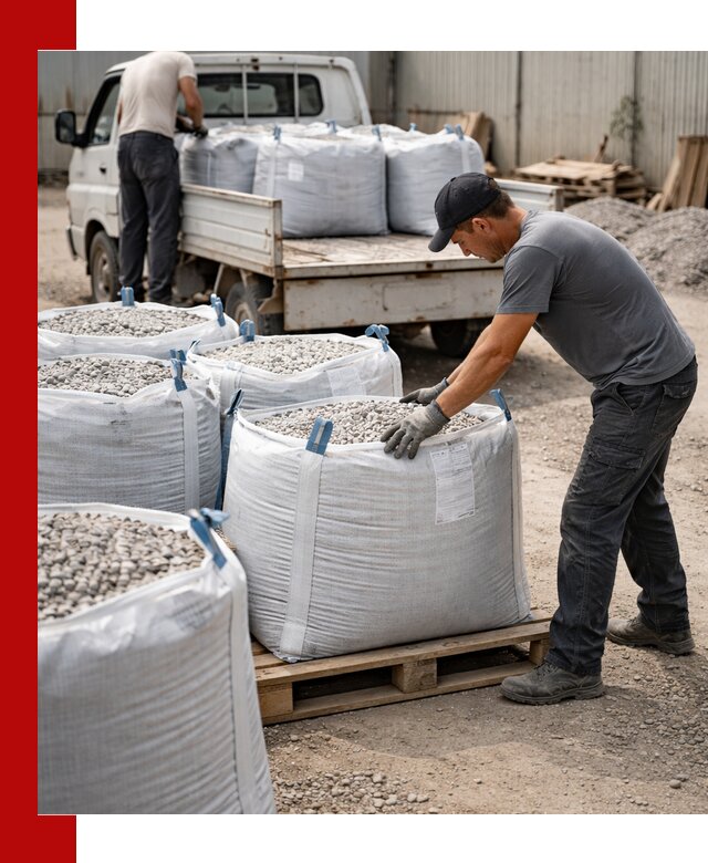 Доставка щебня в мешках по выгодным ценам в Чебаркуле