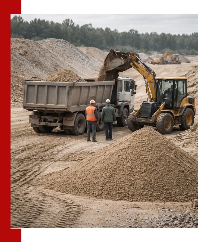 Карьерный среднезернистый песок с доставкой в Чебаркуле