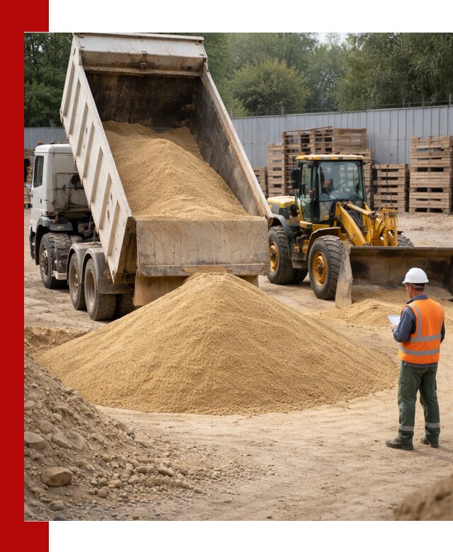 Доставка карьерного мелкозернистого песка в Чебаркуле