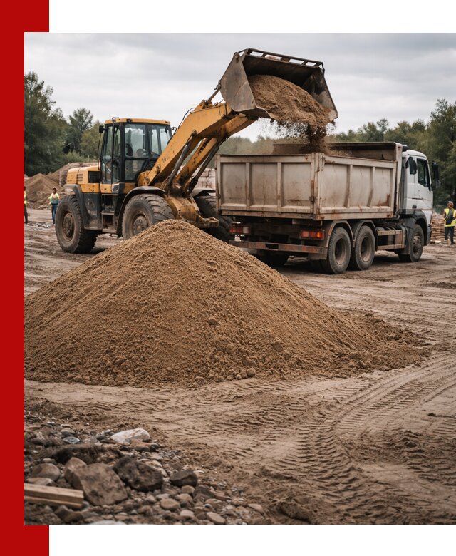 Доставка речного песка навалом в Чебаркуле быстро и выгодно