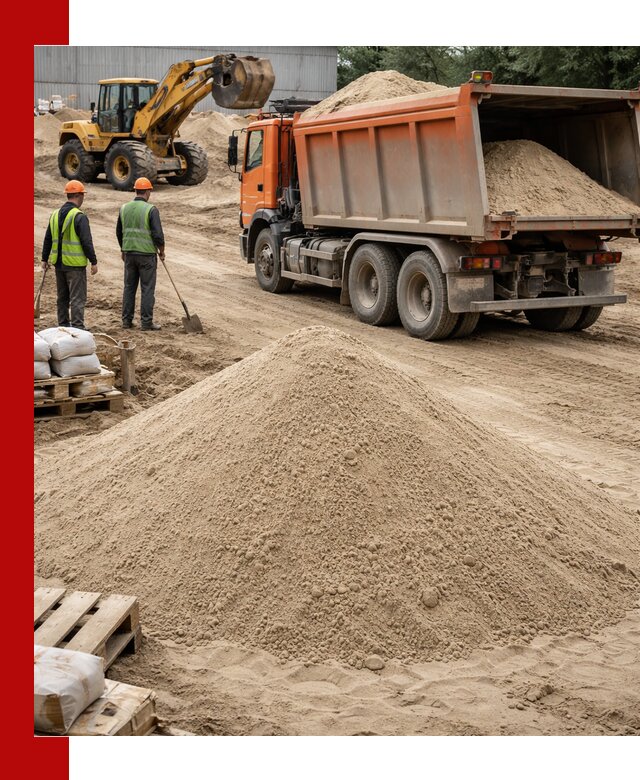 Доставка и продажа мытого речного песка в Чебаркуле