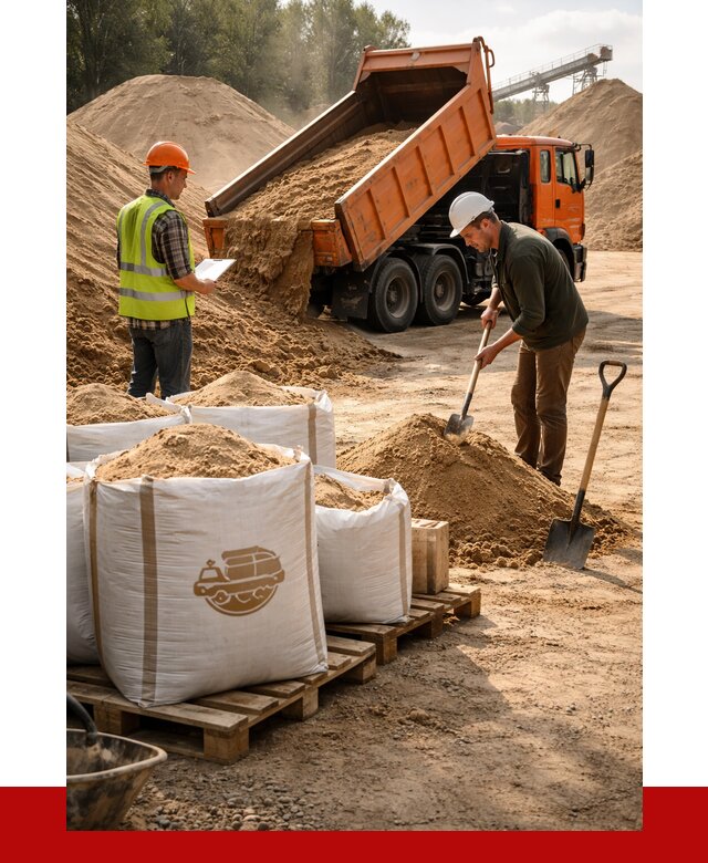 Строительный песок в Чебаркуле от 2362 р. с доставкой, ПРОНЕРУДЧбр