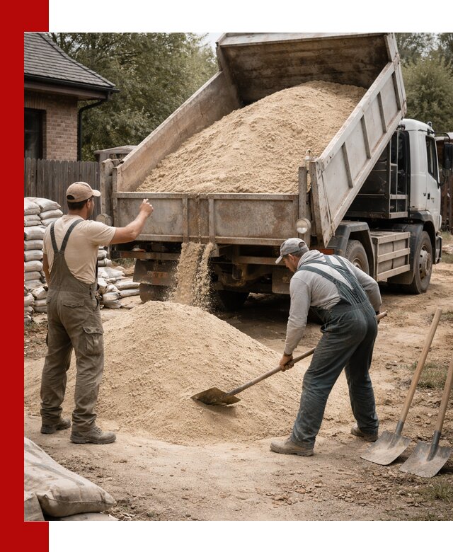 Песок для штукатурки с доставкой в Чебаркуле качественный и чистый