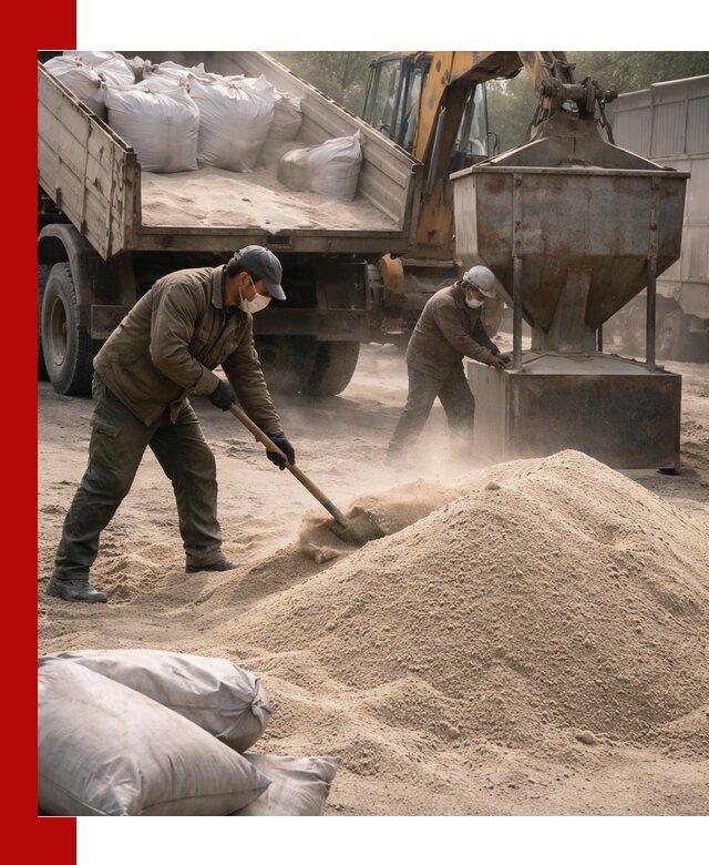 Кварцевый песок для пескоструя в Чебаркуле — доставка и качество