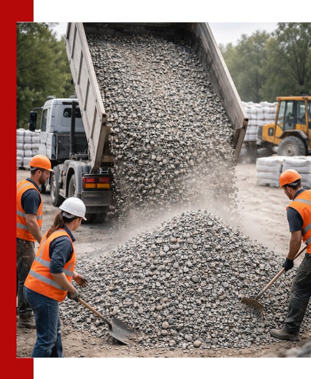 Доставка гравия и камня в Чебаркуле оптом и в розницу