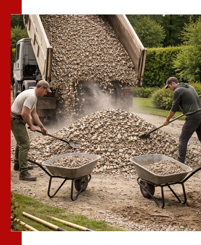 Доставка и продажа декоративной гальки в Чебаркуле