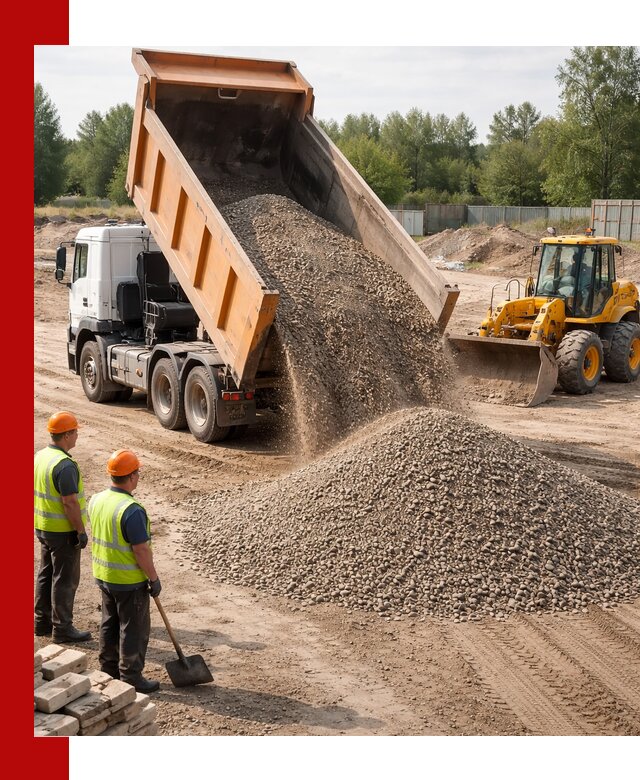 Доставка щебёночно-песчаной смеси ЩПС С7 в Чебаркуле