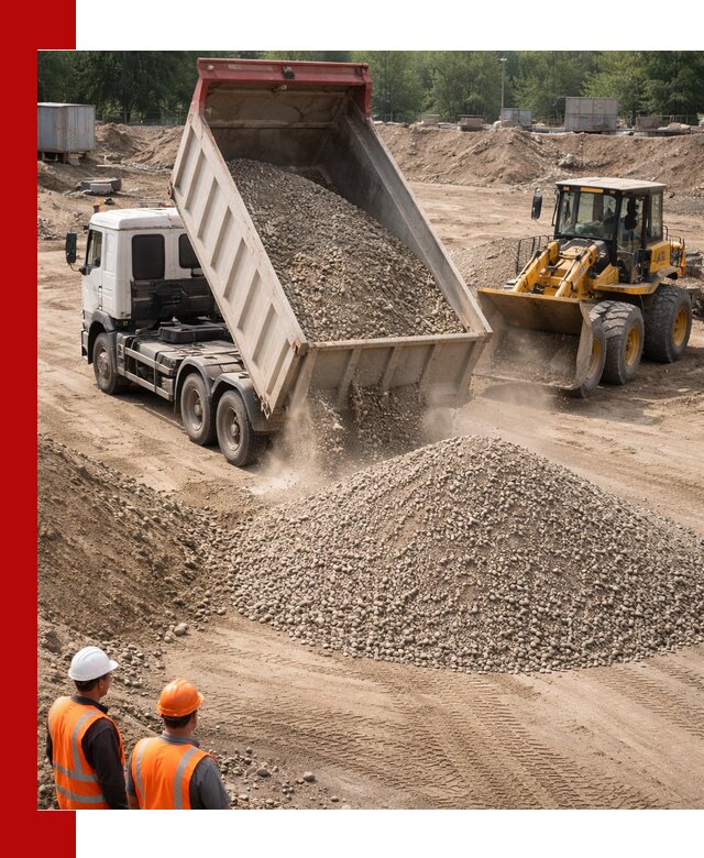 Щебень с песком (ЩГПС С2) с доставкой в Чебаркуле