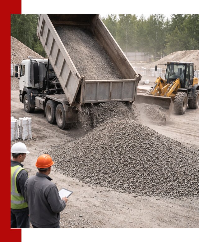 Доставка и продажа гранитного отсева 0-10 в Чебаркуле