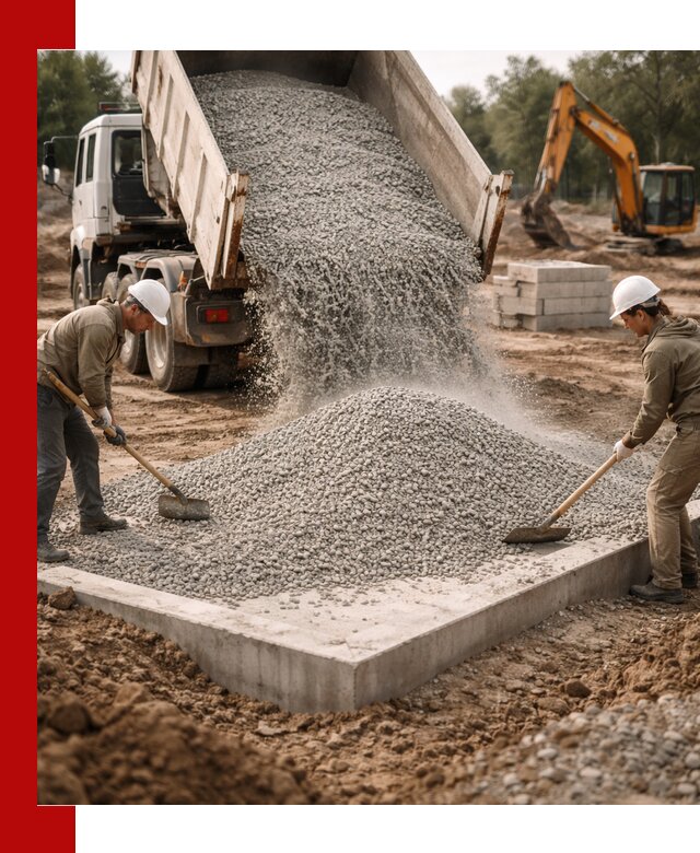 Доставка и продажа отсева для бетона в Чебаркуле