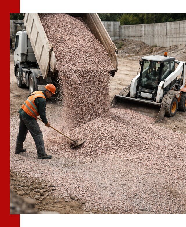 Крошка розовый гранит с доставкой в Чебаркуле от производителя