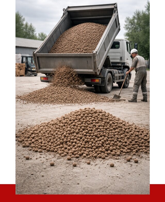 Керамзит с доставкой в Чебаркуле от 4510 р. за м3 | ПРОНЕРУДЧбр