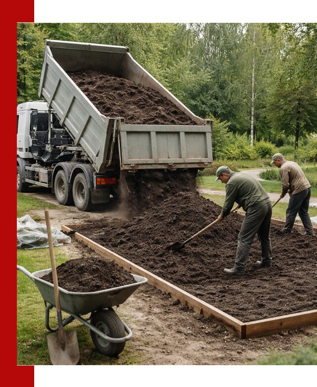 Доставка грунта для озеленения и благоустройства в Чебаркуле