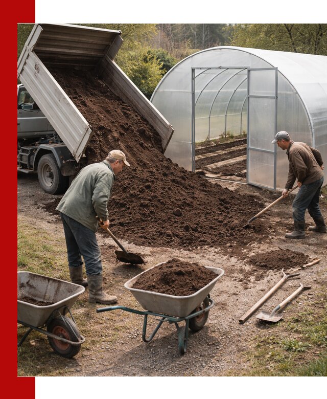 Грунт для теплицы с доставкой в Чебаркуле — плодородный субстрат под растения