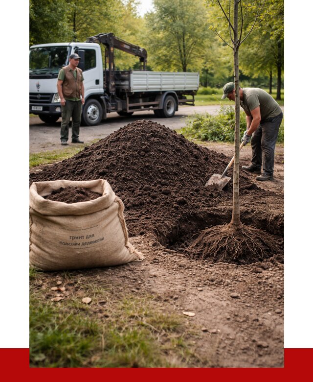 Грунт для посадки деревьев в Чебаркуле от 1288 р. | ПРОНЕРУДЧбр