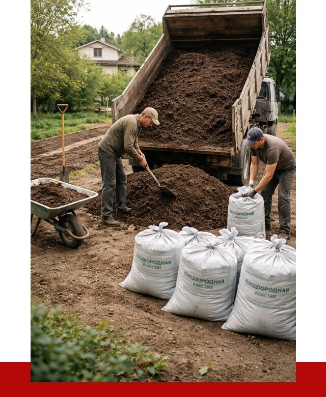 Плодородная смесь в Чебаркуле от 4510 р./куб с доставкой | ПРОНЕРУДЧбр