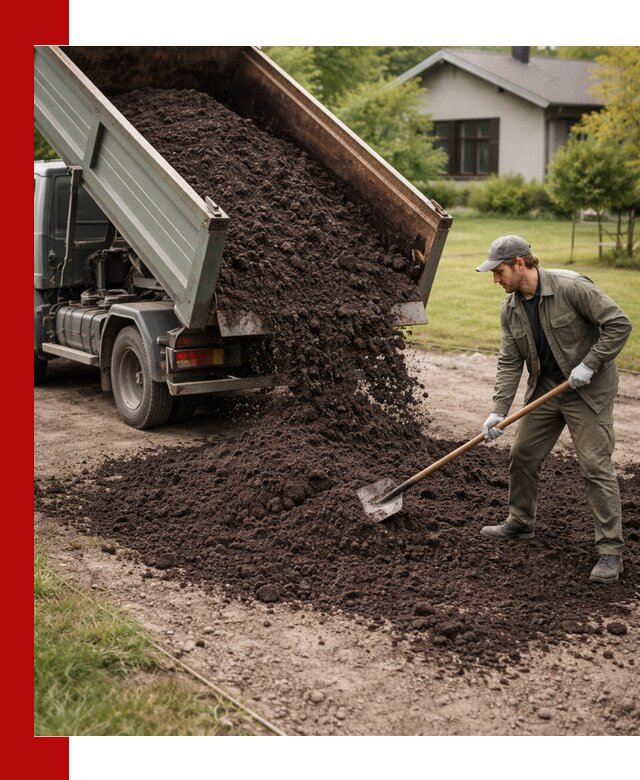 Чернозем для газона с доставкой в Чебаркуле быстро и качественно