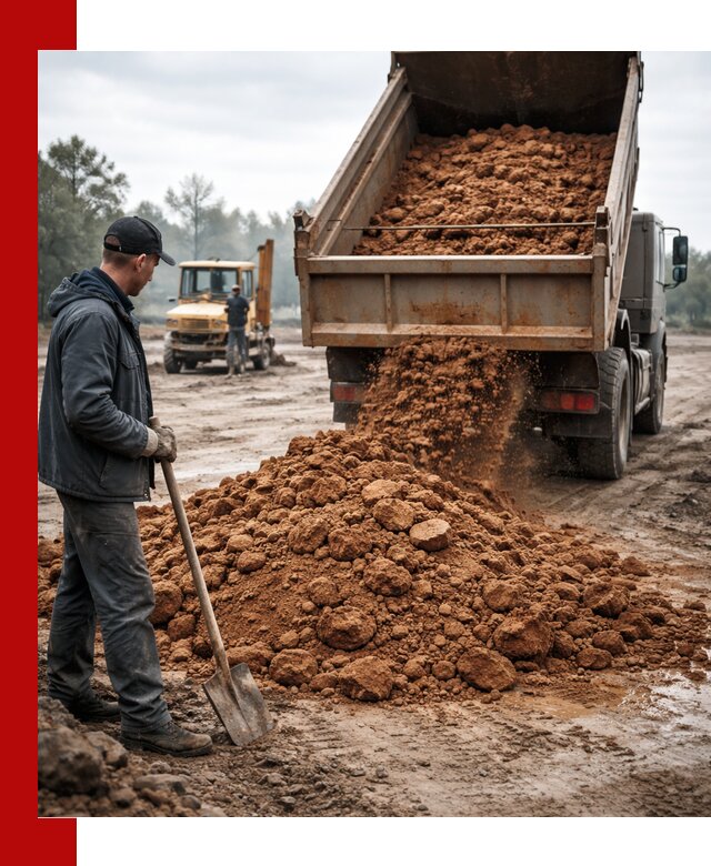 Глина для засыпки в Чебаркуле с доставкой самосвалами