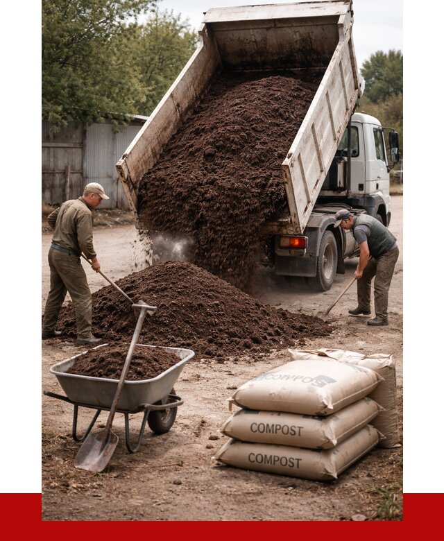 Купить компост в Чебаркуле от 4510 р. за куб с доставкой | ПРОНЕРУДЧбр