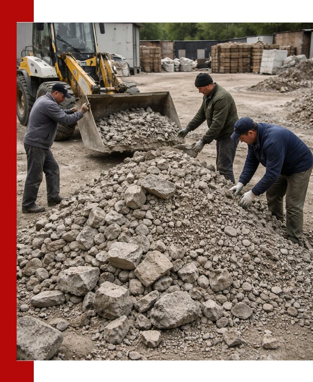 Демонтаж и вывоз бой бетона в Чебаркуле