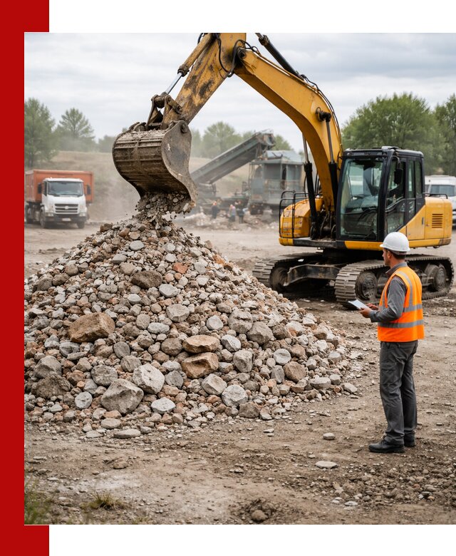 Доставка и вывоз строительного боя в Чебаркуле