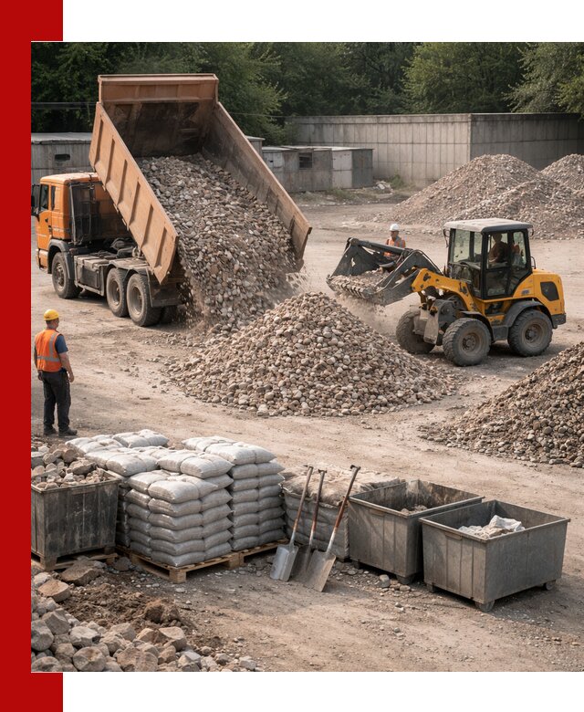 Вторичные материалы для отсыпки в Чебаркуле — поставка и доставка