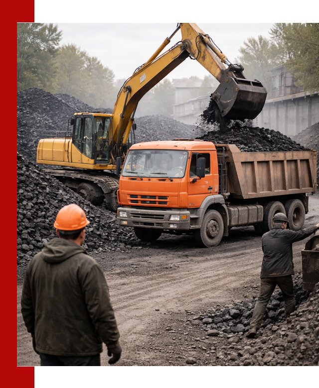 Доставка угля автотранспортом в Чебаркуле быстро и выгодно
