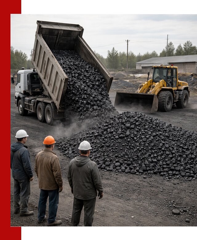 Доставка угля антрацита в Чебаркуле с самосвалами и погрузкой