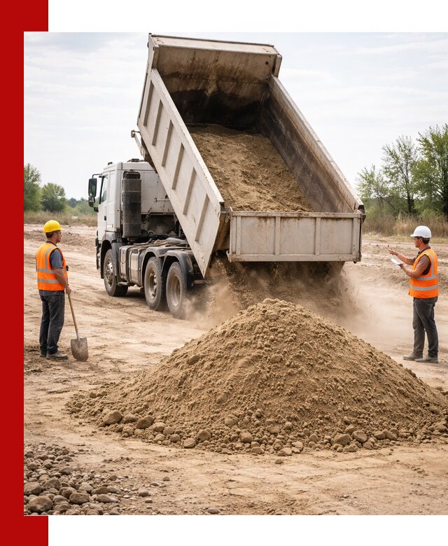 Доставка самосвалом 15 кубов в Чебаркуле за город и по городу