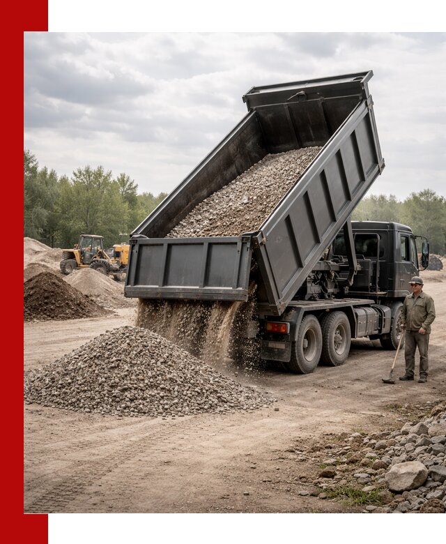 Доставка самосвалом 30 м3 по выгодным ценам в Чебаркуле