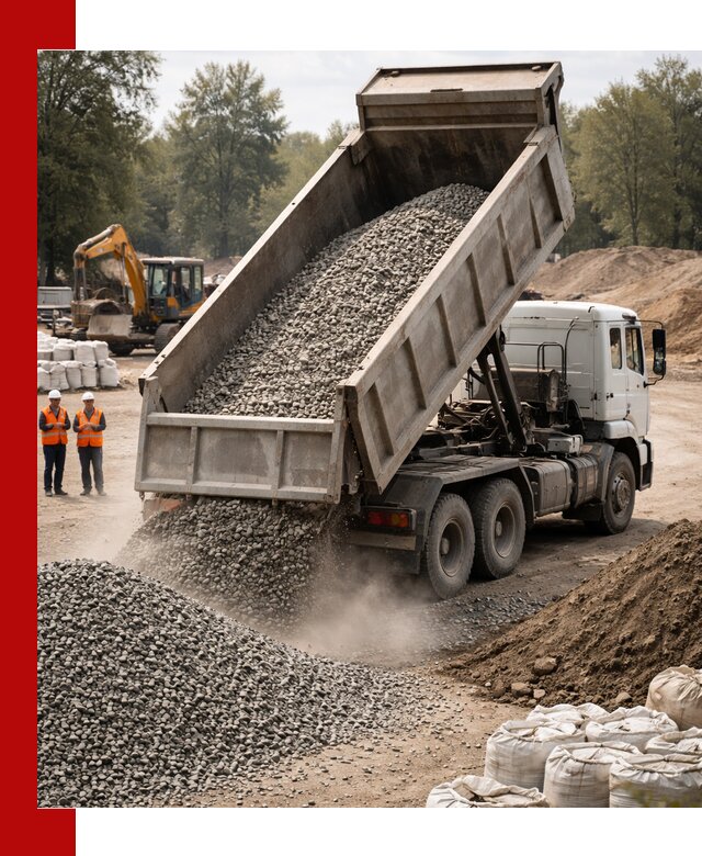 Аренда самосвала в Чебаркуле для доставки сыпучих и нерудных материалов