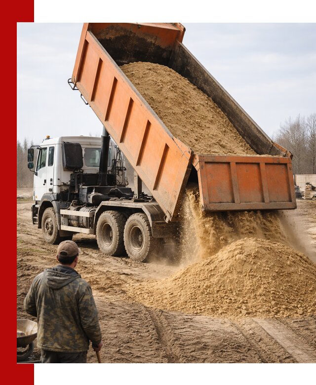 Аренда самосвала 20 тонн для перевозки грузов в Чебаркуле