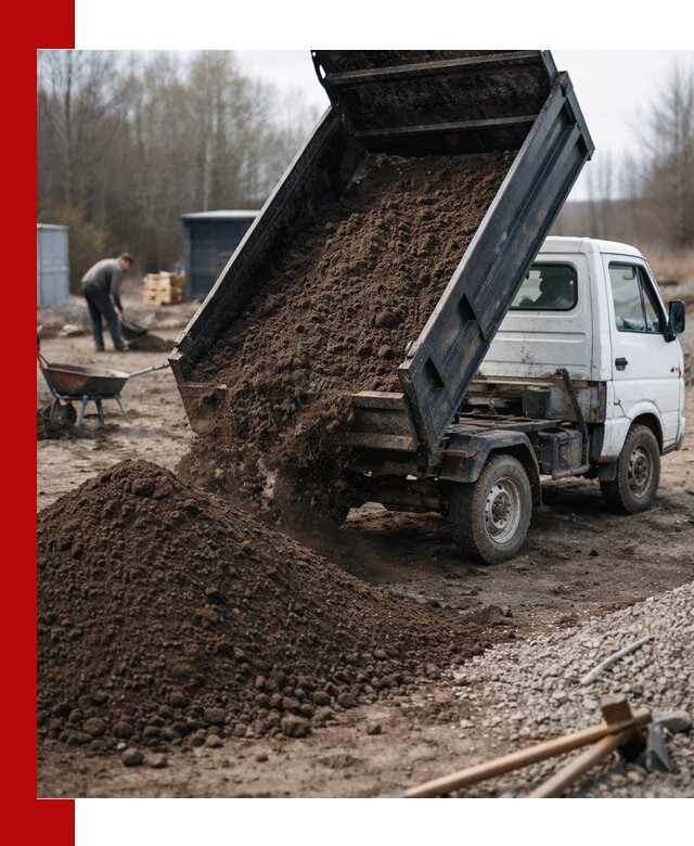 Аренда минисамосвала в Чебаркуле для доставки сыпучих материалов