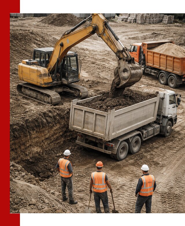 Разработка грунта для строительства и благоустройства в Чебаркуле