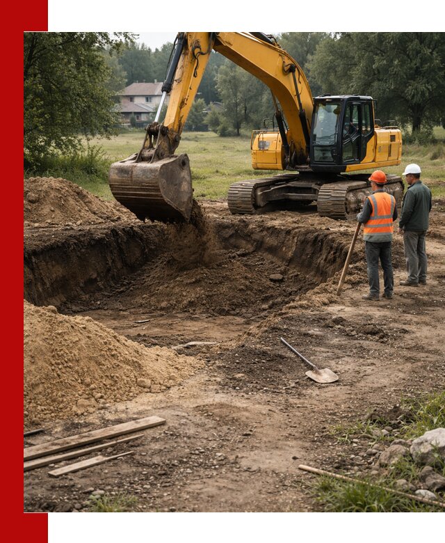 Рытье котлована под фундамент в Чебаркуле (быстро и недорого)
