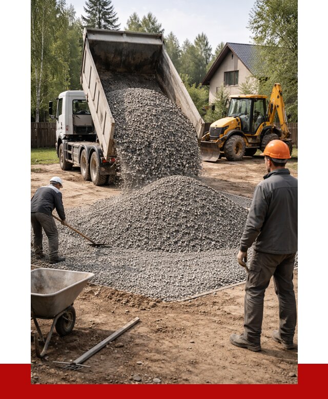 Отсыпка участка щебнем в Чебаркуле от 6979 р. ПРОНЕРУДЧбр